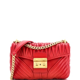Miu Miu Biker Chain Shoulder Bag