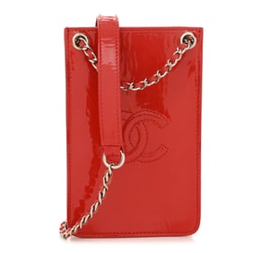 Chanel Patent Crossbody CC Phone Holder