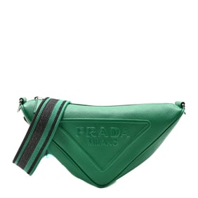 Prada Saffiano Lux Triangle Shoulder Bag
