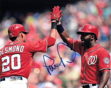 ian desmond signed 8x10 photo PSA/DNA