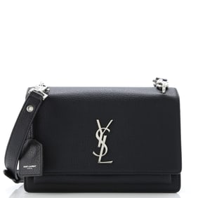 Saint Laurent Sunset Satchel Leather Medium