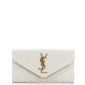 Saint Laurent Classic Monogram Flap Wallet