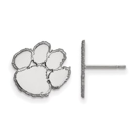 Sterling Silver Clemson University Small Post