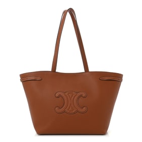 Celine Grained Calfskin Triomphe Medium Cabas