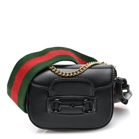 Gucci Azalea Calfskin Web Monochrome Mini