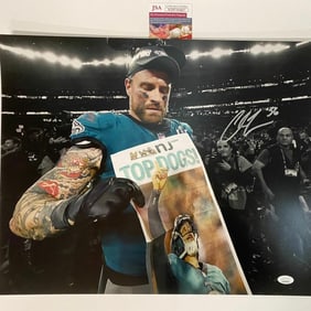 Autographed/Signed CHRIS LONG Philadelphia Eagles Super