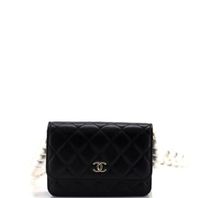 Chanel Pearl Strap CC Wallet on