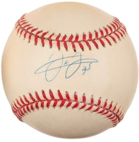 frank thomas signed vintage gene budig