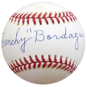 "frenchy" bordagary autographed signed NL baseball