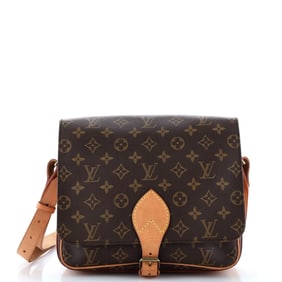 Louis Vuitton Cartouchiere Handbag Monogram Canvas