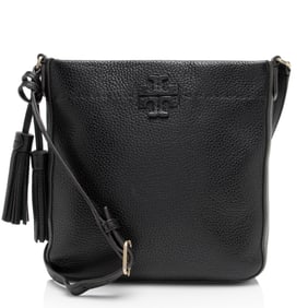 Tory Burch Leather McGraw Messenger Bag