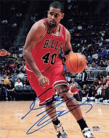 kurt thomas signed 8x10 photo PSA