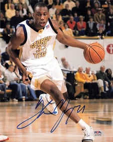 thaddeus young signed 8x10 photo PSA/DNA