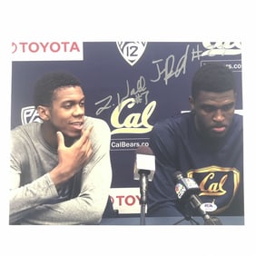 Tyrone Wallace Jabari Bird signed 11x14