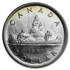 1950 Canada Silver Dollar George VI