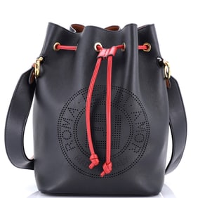 Fendi Mon Tresor Bucket Bag Perforated
