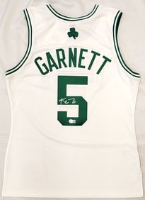 celtics kevin garnett autographed mitchell ness
