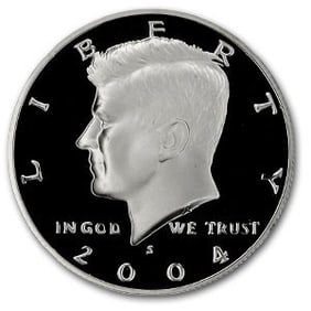 2004-S Silver Kennedy Half Dollar Gem