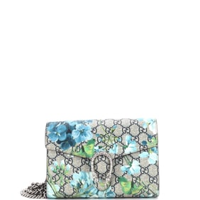 Gucci Dionysus Chain Wallet Blooms Print