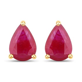 1.60 CT Genuine Ruby 10K Yellow