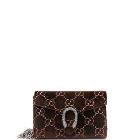Gucci Dionysus Chain Wallet GG Velvet