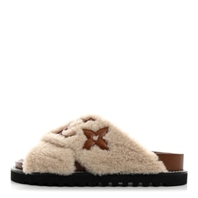Louis Vuitton Shearling Paseo Flat Comfort