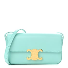 Celine Shiny Calfskin Triomphe Shoulder Bag
