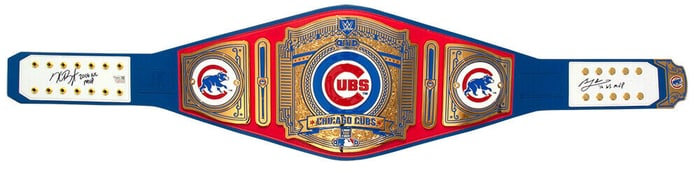 kris bryant & ben zobrist signed