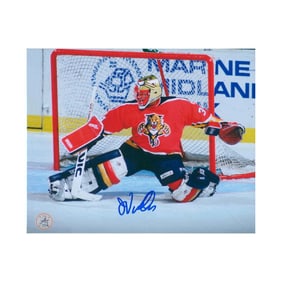 john vanbiesbrouck signed florida panthers kick