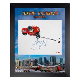 johnny gaudreau signed calgary flames city
