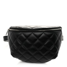 Chanel Calfskin Quilted Waist Belt Bag