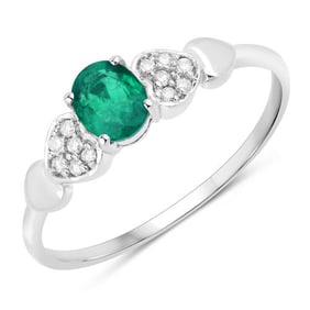 0.36 CT Genuine Zambian Emerald and