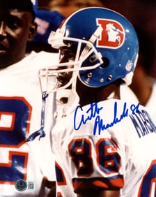 arthur marshall autographed denver broncos 8x10