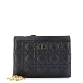 Christian Dior Caro Clutch with Chain