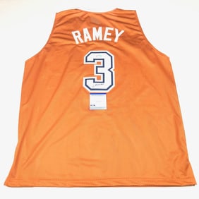 Courtney Ramey signed Jersey PSA/DNA Texas