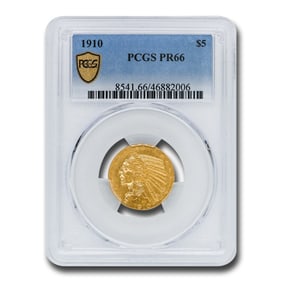 1910 $5 Indian Gold Half Eagle