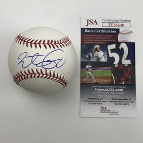 Autographed/Signed BRETT LAWRIE Toronto Blue Jays