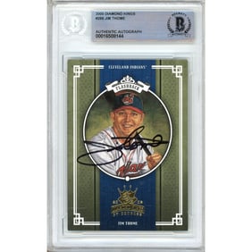 jim thome cleveland indians signed 2005