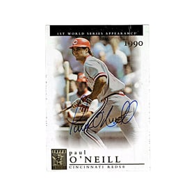 2003 topps tribute paul oneill autograph