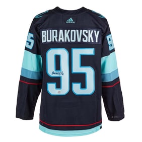 Andre Burakovsky Autographed Seattle Kraken Adidas