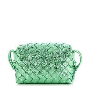 Bottega Veneta Loop Crossbody Bag Intrecciato