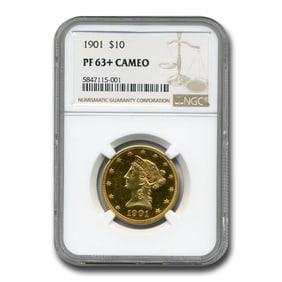 1901 $10 Liberty Gold Eagle PF-63