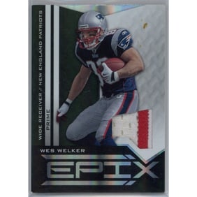 2010 panini epix wes welker patch