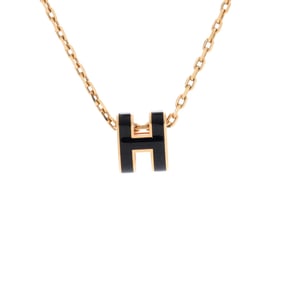 Hermes Pop H Pendant Chain Necklace