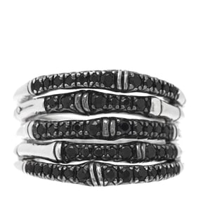 John Hardy Sterling Silver Black Sapphire