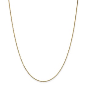 14k 1.1 mm Box Chain Necklace
