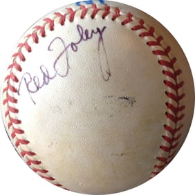 Red Foley Single Signed Official NL