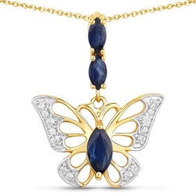 0.92 CT Genuine Blue Sapphire and