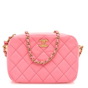 Chanel Lambskin Quilted CC Pearl Crush