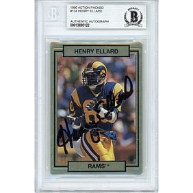 henry ellard signed los angeles rams